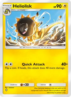 Pokémon-Karte Heliolisk 111/226