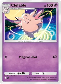 Pokémon-Karte Clefable 114/226