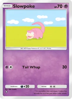 Pokémon-Karte Slowpoke 118/226