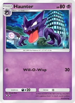 Pokémon-Karte Haunter 121/226