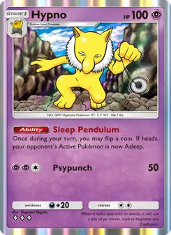 Pokémon-Karte Hypno 125/226