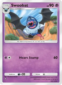 Pokémon-Karte Swoobat 134/226