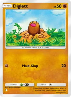 Pokémon-Karte Diglett 139/226