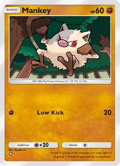 Pokémon-Karte Mankey 141/226
