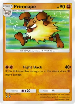Pokémon-Karte Primeape 142/226