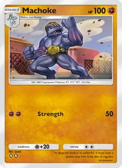 Pokémon-Karte Machoke 144/226