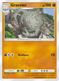 Pokémon-Karte Graveler 148/226