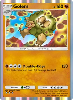 Pokémon-Karte Golem 149/226