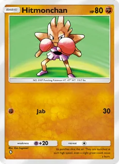 Pokémon-Karte Hitmonchan 155/226