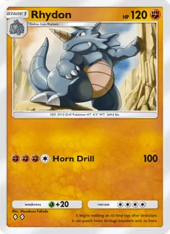 Pokémon-Karte Rhydon 157/226