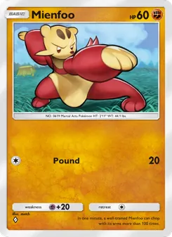 Pokémon-Karte Mienfoo 160/226