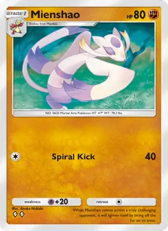 Pokémon-Karte Mienshao 161/226