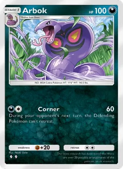Pokémon-Karte Arbok 165/226