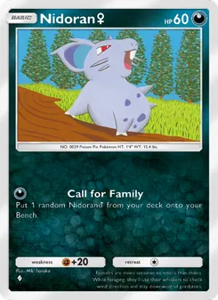 Pokémon-Karte Nidoran♀ 166/226