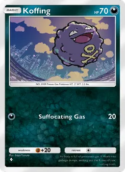 Pokémon-Karte Koffing 176/226