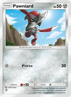 Pokémon-Karte Pawniard 179/226
