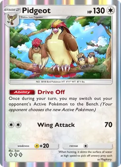 Pokémon-Karte Pidgeot 188/226