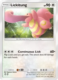 Pokémon-Karte Lickitung 201/226