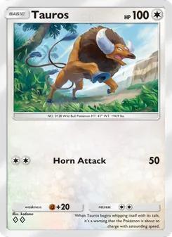Pokémon-Karte Tauros 204/226