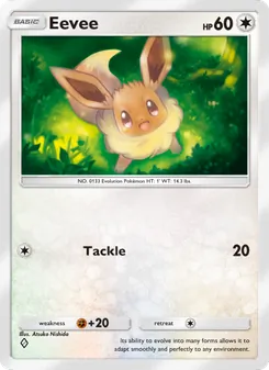 Pokémon-Karte Eevee 206/226