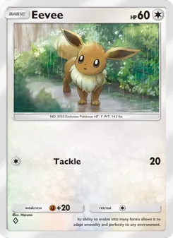 Pokémon-Karte Eevee 207/226