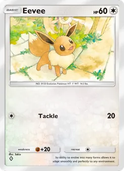 Pokémon-Karte Eevee 208/226