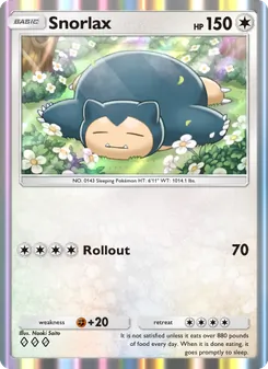 Pokémon-Karte Snorlax 211/226
