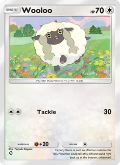 Pokémon-Karte Wooloo 214/226