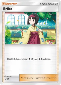 Pokémon-Karte Erika 219/226