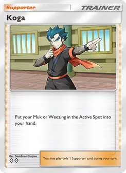 Pokémon-Karte Koga 222/226
