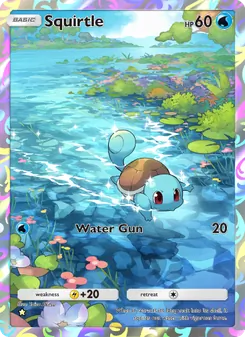 Pokémon-Karte Squirtle 232/226
