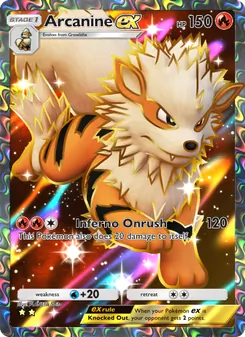 Pokémon-Karte Arcanine ex 254/226
