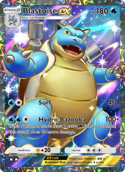 Pokémon-Karte Blastoise ex 256/226