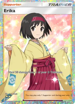 Pokémon-Karte Erika 266/226