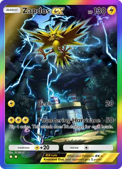 Pokémon-Karte Zapdos ex 276/226