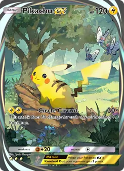 Pokémon-Karte Pikachu ex 281/226