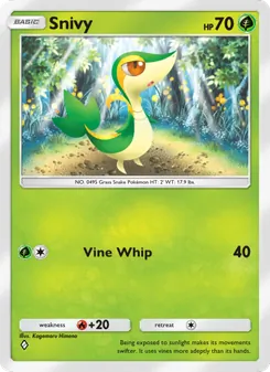 Pokémon-Karte Snivy 004/068