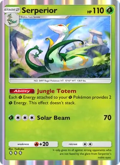 Pokémon-Karte Serperior 006/068