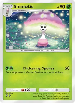 Pokémon-Karte Shiinotic 008/068