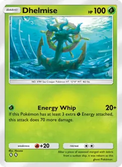 Pokémon-Karte Dhelmise 009/068