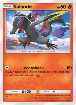 Pokémon-Karte Salandit 015/068