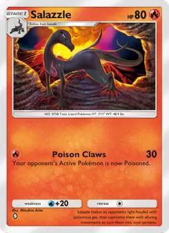 Pokémon-Karte Salazzle 016/068
