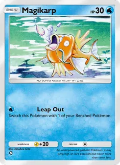 Pokémon-Karte Magikarp 017/068