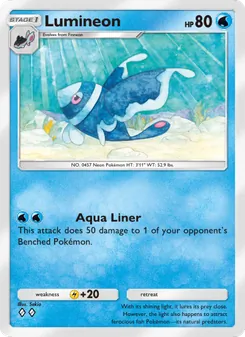 Pokémon-Karte Lumineon 021/068