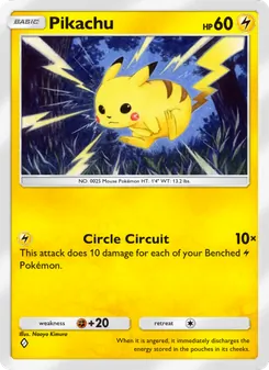 Pokémon-Karte Pikachu 025/068