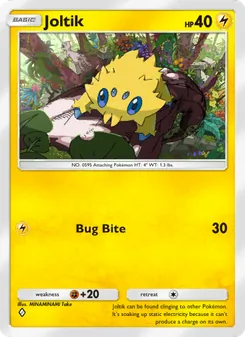 Pokémon-Karte Joltik 028/068