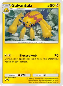 Pokémon-Karte Galvantula 029/068