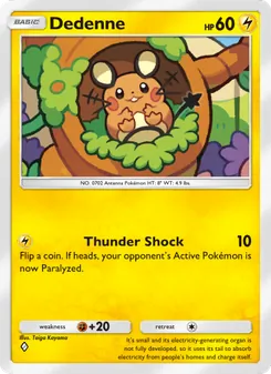Pokémon-Karte Dedenne 030/068