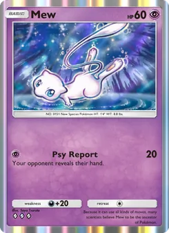 Pokémon-Karte Mew 031/068