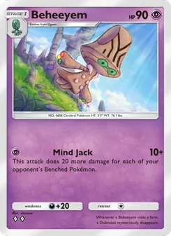 Pokémon-Karte Beheeyem 035/068
